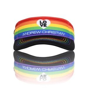 🆕➕🏳️‍🌈 Andrew Christian Pride Visor